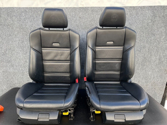 2014 MERCEDES W218 CLS63 AMG SPORT AC HEATED FRONT SEAT CUSHION LEATHER SET OEM